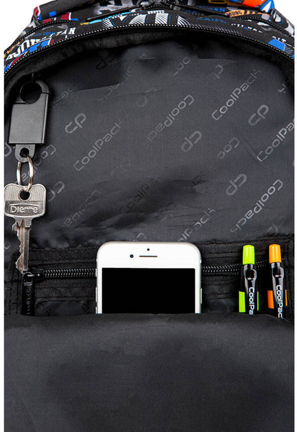 Plecak młodzieżowy CoolPack Spiner Termic Big City (5903686324833) - obraz 5