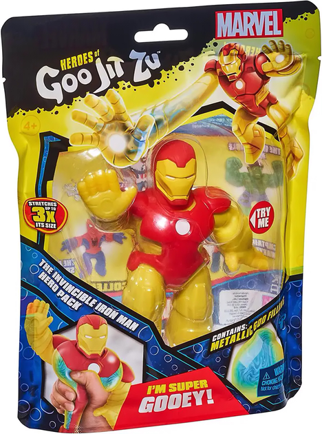 Figurka do gry Goo Jit Zu Marvel The Invincible Iron Man (0000001242428) - obraz 2