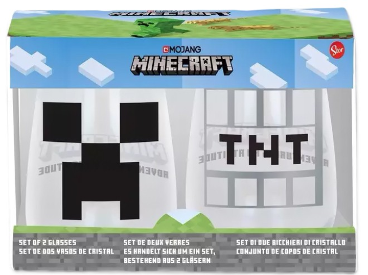 Zestaw prezentowy Minecraft Gift set of 2 Glasses (8412497021864) - obraz 1