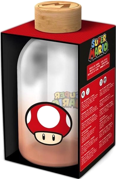 Zestaw prezentowy Super Mario Glass Bottle Gift Set (384) (8412497003846) - obraz 1