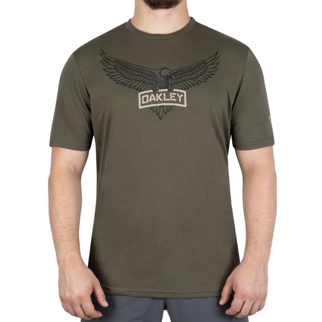 Футболка с рисунком Oakley® SI Oakley Eagle Tab Tee S Tundra - изображение 1