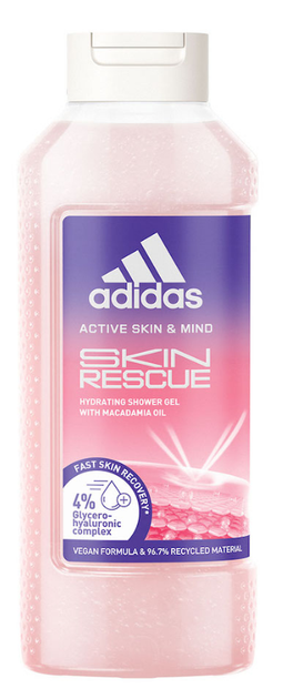 Żel pod prysznic dla kobiet Adidas Active Skin & Mind Skin Rescue 400 ml (3616305259394) - obraz 1