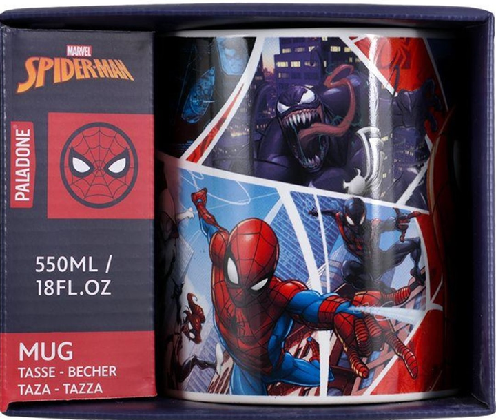 Горнятко колекційне Paladone Spider - Man XL Decal Mug 550 мл (5056577740738) - зображення 1