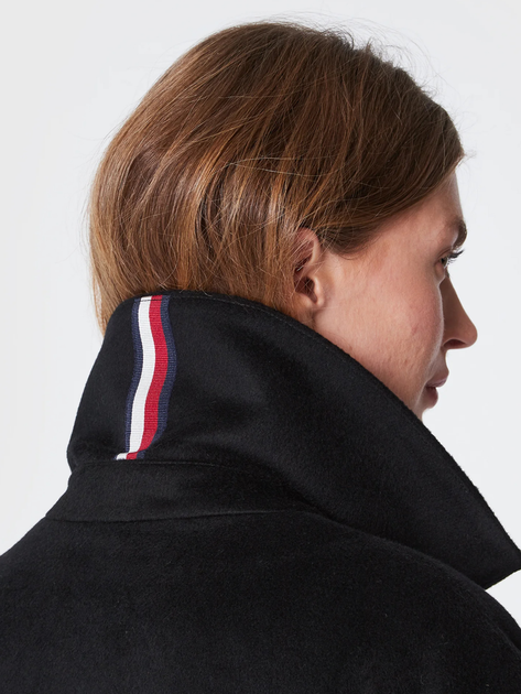 Пальто жіноче Tommy Hilfiger WW0WW35941-BDS 38 Чорне (8720641902021) - зображення 5