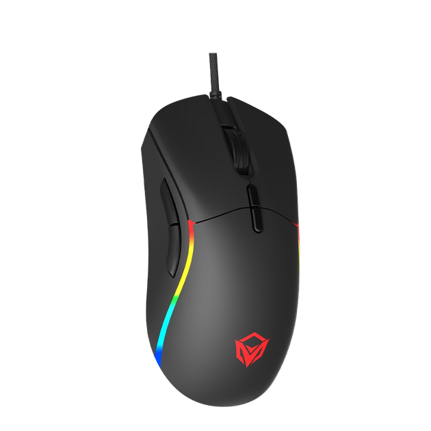 Мишка провідна з підсвіткою Meetion MT-GM19-2023 |RGB/12000DPI/USB| Чорний - зображення 3