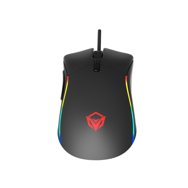 Мишка провідна з підсвіткою Meetion MT-GM19-2023 |RGB/12000DPI/USB| Чорний - зображення 5