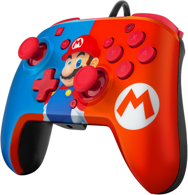 Kontroler PDP Nintendo Switch Faceoff Deluxe Controller Mario (0708056068257) - obraz 3