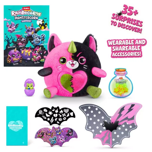 М'яка іграшка Rainbocorns Monstercorn Surprise Монстрик рожевий з чорним (9297A) - Фото 10 М'яка іграшка Rainbocorns Monstercorn Surprise Монстрик рожевий з чорним (9297A) - зображення 10