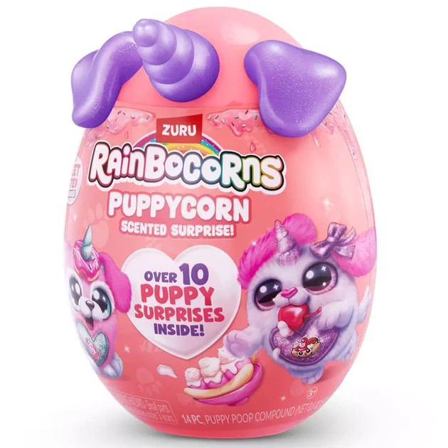 М'яка іграшка Rainbocorns Puppycorn Scented Surprise Цуценя біле з чорним (9298D) - Фото 10 М'яка іграшка Rainbocorns Puppycorn Scented Surprise Цуценя біле з чорним (9298D) - зображення 10