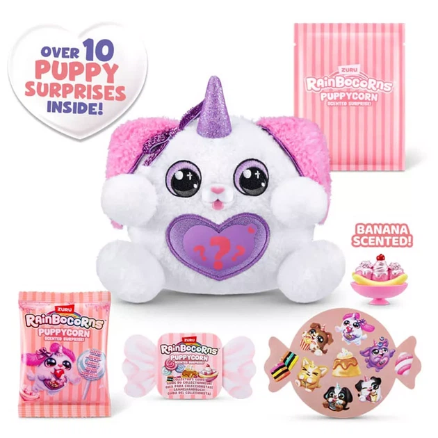 М'яка іграшка Rainbocorns Puppycorn Scented Surprise Цуценя біле з рожевим (9298B) - Фото 13 М'яка іграшка Rainbocorns Puppycorn Scented Surprise Цуценя біле з рожевим (9298B) - зображення 13