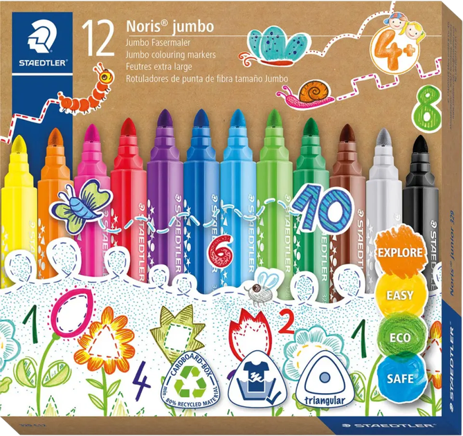 Flamastry Staedtler 12 szt (4007817091142) - obraz 1