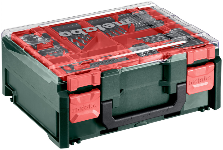 Акумуляторний дриль Metabo SB 18 L BL Set 18 В + два акумулятори + зарядний пристрій + пластиковий кофр з пересувною майстернею 78 компонентів (613157710) - зображення 4