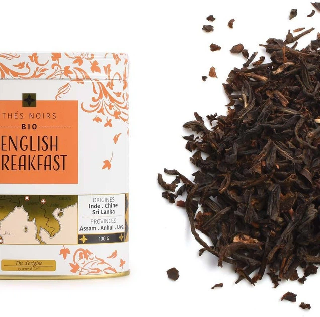 Чорний чай Terre d'Oc Bio English Breakfast 100 г (3700324429132) - зображення 3