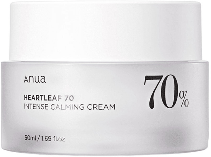 Крем для обличчя Anua Heartleaf 70% Intense Calming для чутливої шкіри 50 мл (8809640734670) - зображення 1