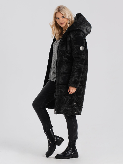 Płaszcz puchowy damski Look Made With Love 936 Amber M Czarna (5903999310523) - obraz 4
