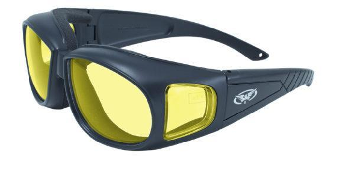 Окуляри захисні з ущільнювачем Global Vision Outfitter (yellow) Anti-Fog, жовті 1АУТФ-30 - изображение 1