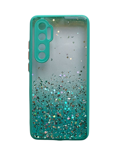 Чехол Stardust с цветными бортиками для Xiaomi Mi Note 10 Lite Бирюзовый - Фото 1 Чехол Stardust с цветными бортиками для Xiaomi Mi Note 10 Lite Бирюзовый - изображение 1
