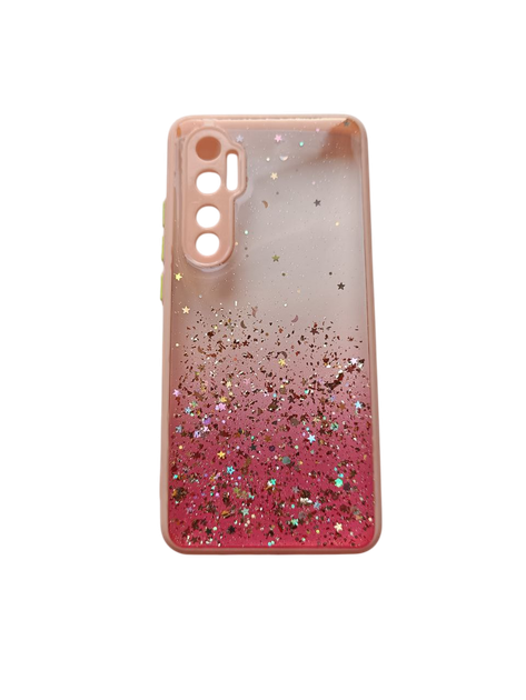 Чехол Stardust с цветными бортиками для Xiaomi Mi Note 10 Lite Розовый - Фото 1 Чехол Stardust с цветными бортиками для Xiaomi Mi Note 10 Lite Розовый - изображение 1