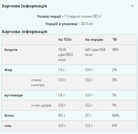 Soy Protein Isolate - 1000g Unflavored - Фото 2 Soy Protein Isolate - 1000g Unflavored - зображення 2