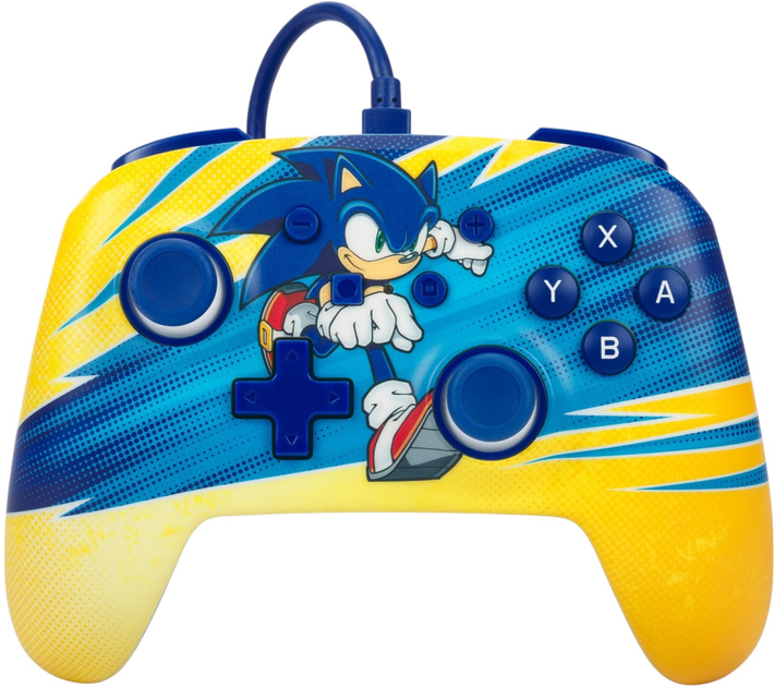 Контролер PowerA Nintendo Switch Enhanced Wired Controller Sonic Boost (0617885062216) - зображення 1