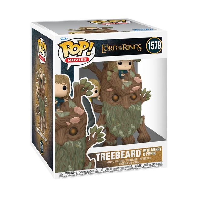 Фигурка Funko Pop Властелин Колец Древобород c Мерри и Пиппин Lord of the Ring Treebeard Merry Pippin 17 см - изображение 2