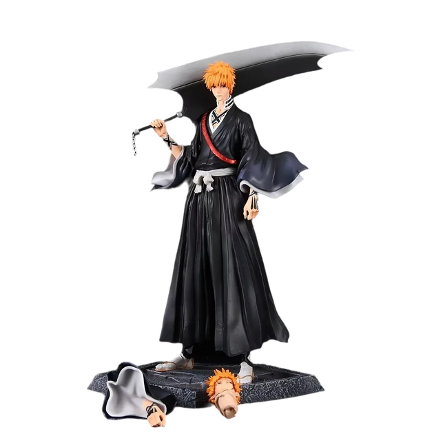 Фігурка Бліч Ічіго Куросакі Bleach Kurosaki Ichigo зі змінною головою 33 см CH B KI 33 - Фото 1 Фігурка Бліч Ічіго Куросакі Bleach Kurosaki Ichigo зі змінною головою 33 см CH B KI 33 - зображення 1
