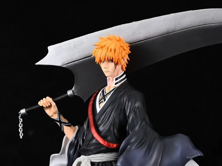 Фігурка Бліч Ічіго Куросакі Bleach Kurosaki Ichigo зі змінною головою 33 см CH B KI 33 - Фото 6 Фігурка Бліч Ічіго Куросакі Bleach Kurosaki Ichigo зі змінною головою 33 см CH B KI 33 - зображення 6