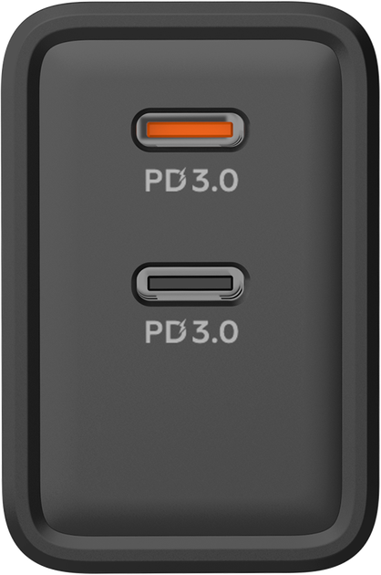 Зарядний пристрій RZTK GaN2 65W 2 USB-C (PD3.0) + кабель USB-C 100W Black - Фото 16 Зарядний пристрій RZTK GaN2 65W 2 USB-C (PD3.0) + кабель USB-C 100W Black - зображення 16