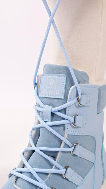 Ботинки женские No brand С420 зимние голубые 40 25.5 см - Фото 7 Ботинки женские No brand С420 зимние голубые 40 25.5 см - изображение 7