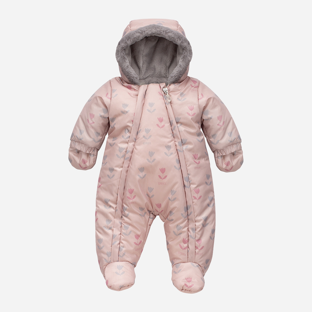 Kombinezon niemowlęcy dla dziewczynki zimowy Pinokio Winter Warm Overall 56 cm Różowy (5901033289934) - obraz 1