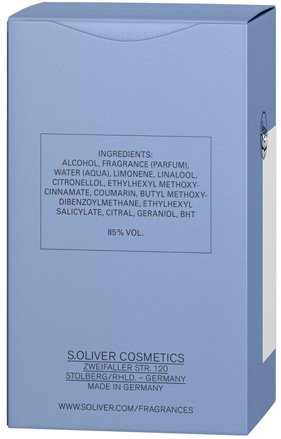 Woda toaletowa męska s.Oliver Pure Sense 50 ml (4011700817047) - obraz 3