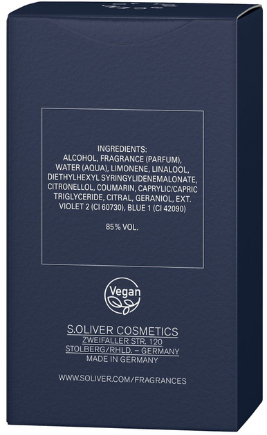 Туалетна вода для чоловіків s.Oliver Scent Of You 50 мл (4011700882144) - зображення 3