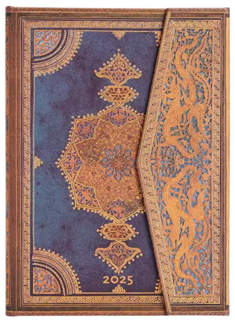 Kalendarz Paperblanks 2025 Safavid Indigo Midi tygodniowy (9781408757765) - obraz 1