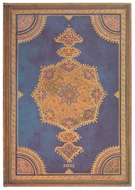 Kalendarz Paperblanks 2025 Safavid Indigo Grande tygodniowy vertical (9781408758335) - obraz 1