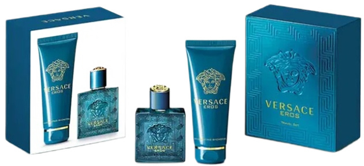 Zestaw męski Versace Eros Woda toaletowa 50 ml + Żel pod prysznic 100 ml (8011003809301) - obraz 1