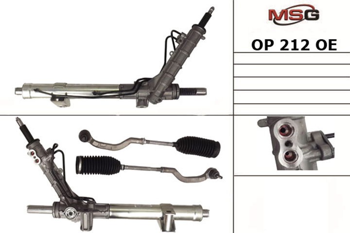Рульова рейка з ГУР Renault Trafic 00-14, Fiat Talento 16-21, Nissan Primastar 02-14 KOYO OP212OEM (4408463, 4414764, 4416188) - зображення 1