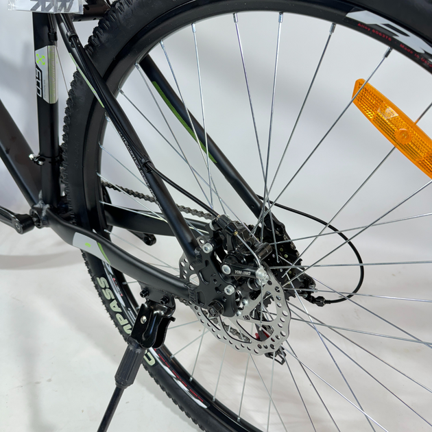 Велосипед AL 27.5" Formula MOTION DD FR рама-19" черно-зеленый (матовый) 2024 - изображение 2