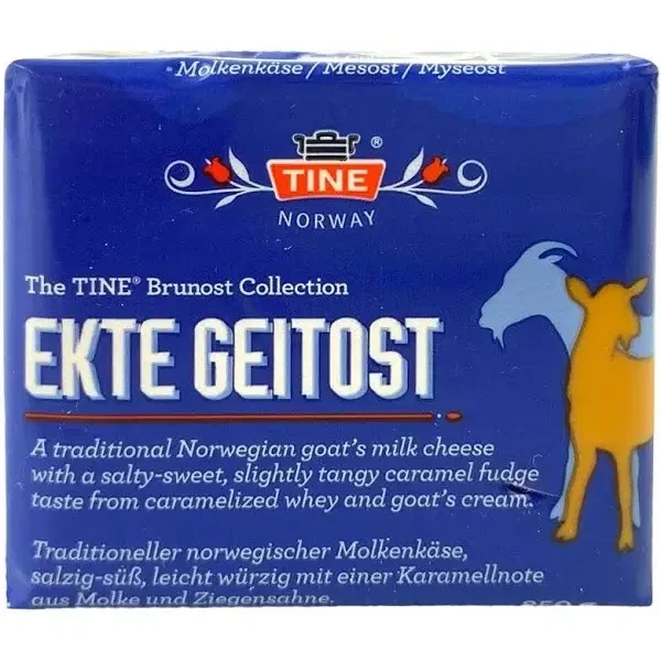 Сыр карамельный козий Брюност TINE Ekte Geitost 250 г - изображение 2