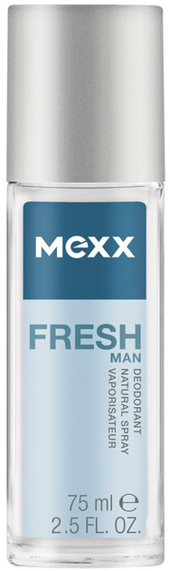 Дезодорант-спрей Mexx Fresh Man натуральний 75 мл (737052495330) - зображення 1