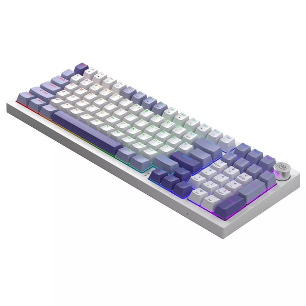 Ігрова бездротова клавіатура з підсвічуванням Proove Gaming Slicker механічна (Ukraine Layout) Біла - зображення 3