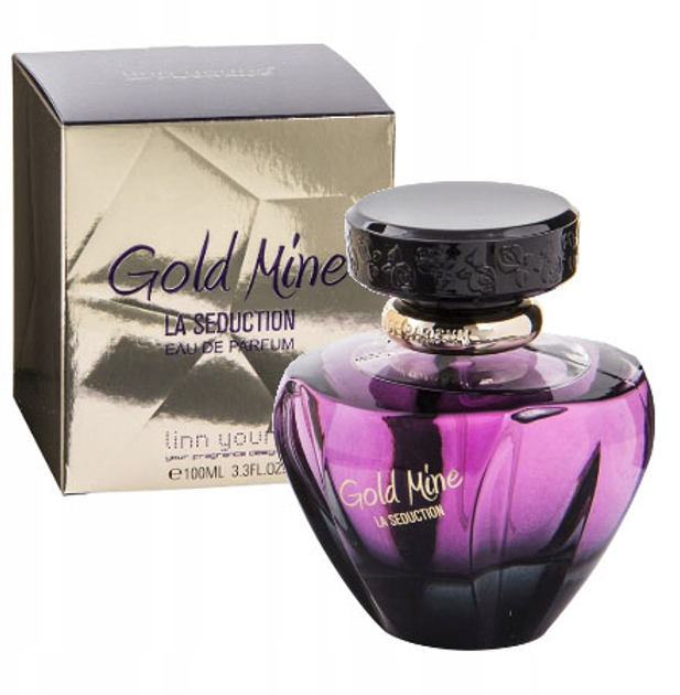 Woda perfumowana damska Linn Young Gold Mine La Seduction 100 ml (8715658400134) - obraz 2