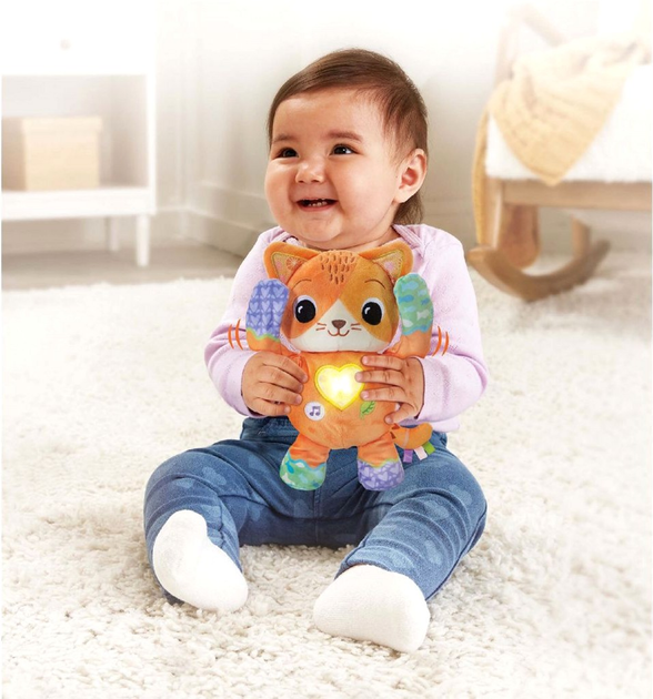М'яка іграшка VTech Baby Котик Кікебоо Помаранчевий (3417765674235) - зображення 4