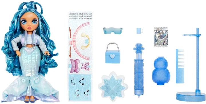 Lalka MGA Rainbow High Winter Wonderland Skyler Niebieska (35051120834) - obraz 3