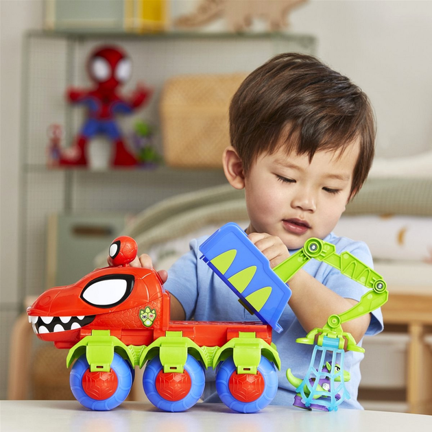 Транспорт Hasbro Marvel Spidey та його друзі Dino Webs Crawler (5010996234810) - зображення 5