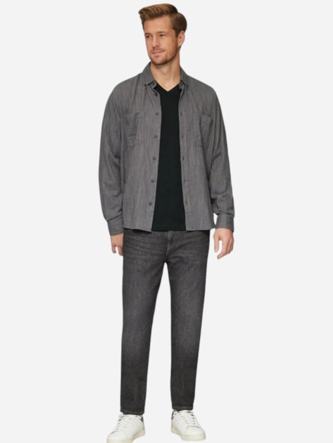 T-shirt męski bawełniany s.Oliver 10.3.11.12.130.2153534-9999 S Czarny (4099976465223) - obraz 3