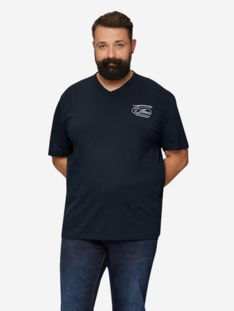 T-shirt męski bawełniany s.Oliver 10.3.16.12.130.2159055-59D1 4XL Ciemnogranatowy (4099976493455) - obraz 4