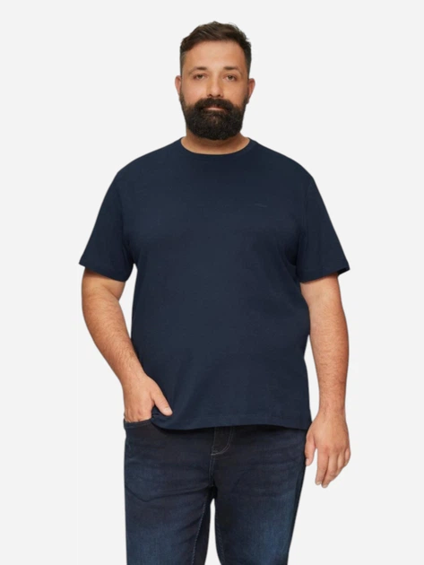 Футболка бавовняна чоловіча s.Oliver 10.3.16.12.130.2159200-5978 3XL Темно-синя (4099976549329) - зображення 4