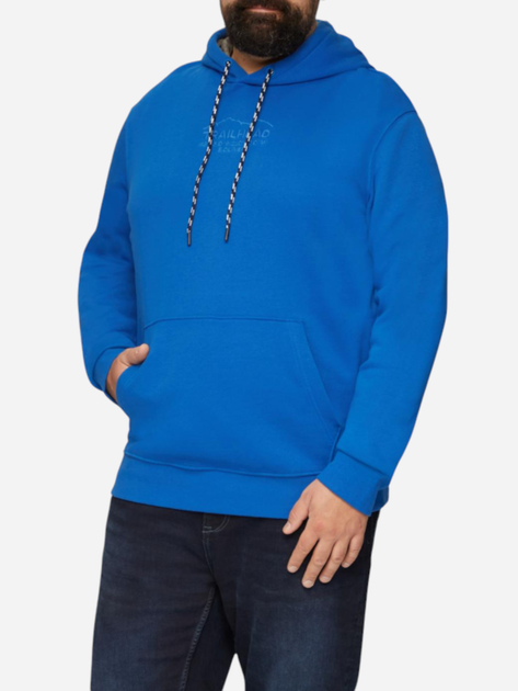 Bluza męska z kapturem s.Oliver 10.3.16.14.140.2159171-55D1 5XL Granatowa (4099976493226) - obraz 4