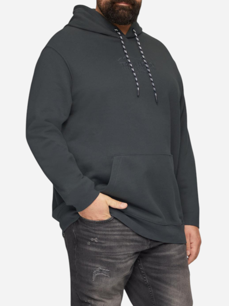 Bluza męska z kapturem s.Oliver 10.3.16.14.140.2159171-95D1 3XL Szara (4099976493257) - obraz 4