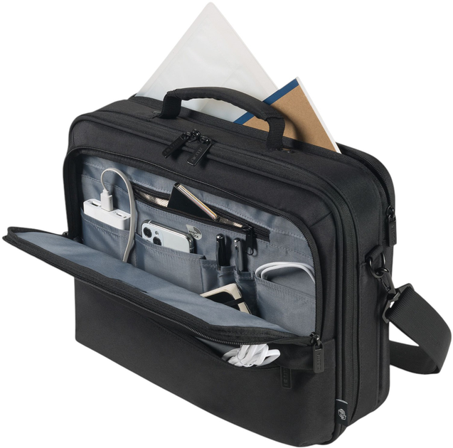 Torba na laptopa Dicota Eco Multi CORE 15-17.3" Black (D32031-RPET) - obraz 6